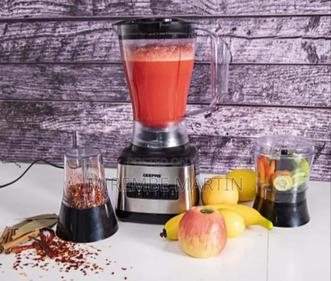 Geepas GSB44017 500W 3 in 1 Stainless Steel Blender