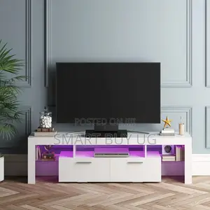 Luxury TV Table High Gloss | TV Stand White Premium