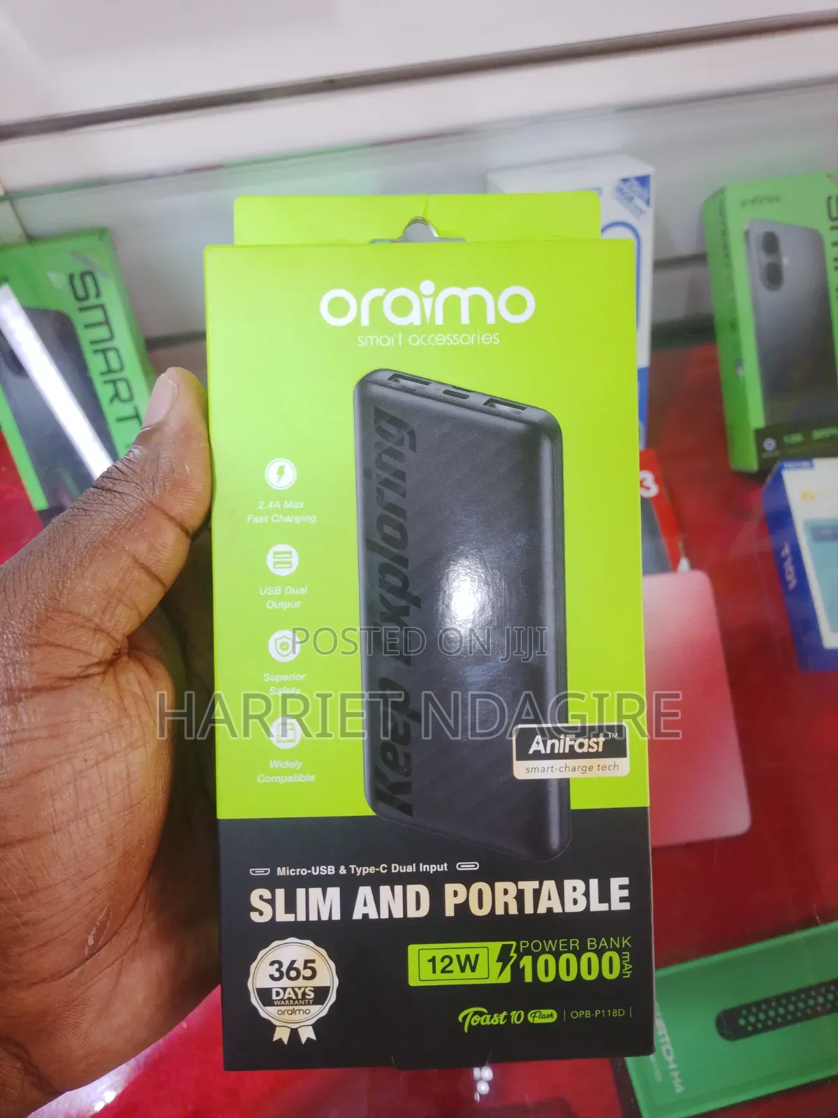 10000 mAh ORAIMO Power Bank