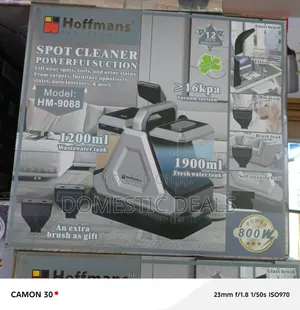 Hoffmans HM-9088 Is a Portable Spot Cleaner 800W Motor