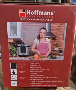 14in1 Hoffmans 6l Electric Pressure Cooker Deep Fryer With Basket, Pot