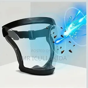 Anti-Fog Full-Face Protectiv Shield Mask WTH Clear Polycarbonate Visor