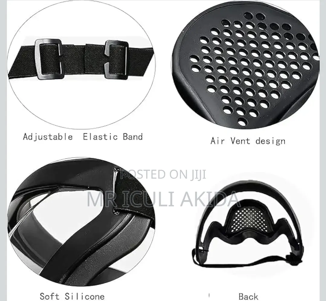 Anti-Fog Full-Face Protectiv Shield Mask WTH Clear Polycarbonate Visor