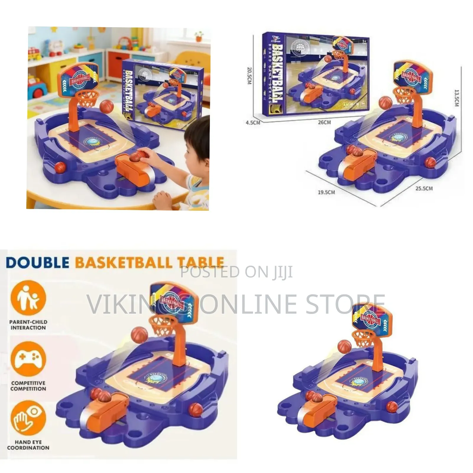 Dazzling Toys Kids Indoor Mini Basketball Tabletop Finger Flick Games