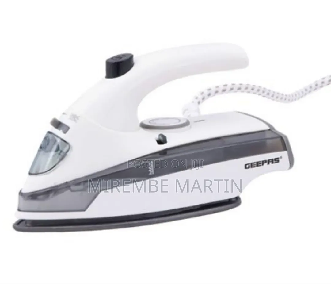 Geepas GSI7806 800W Dry Iron With Foldable Handle.