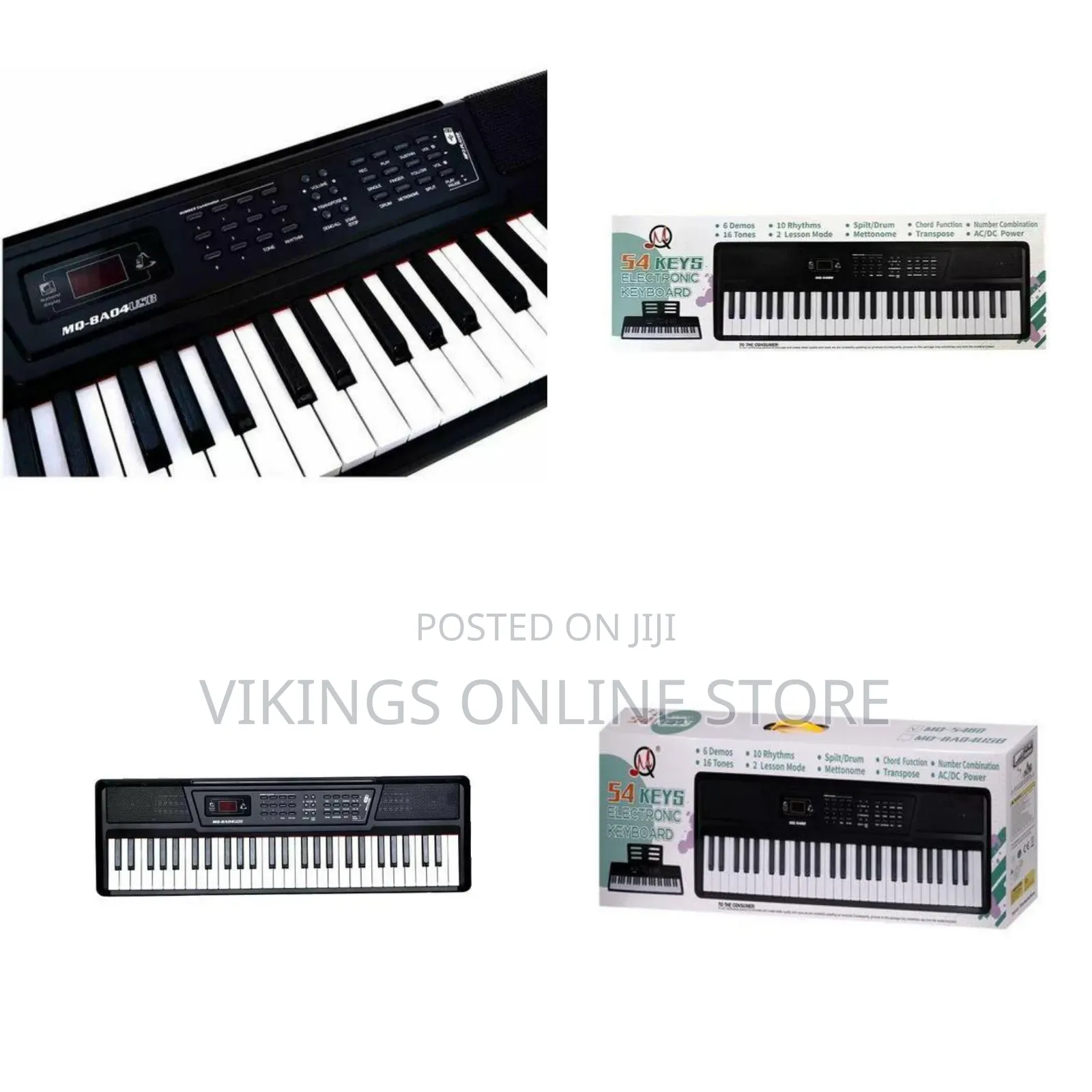 Real Piano Adults Musical Keyboard Instrument 54 Key Custom Electronic