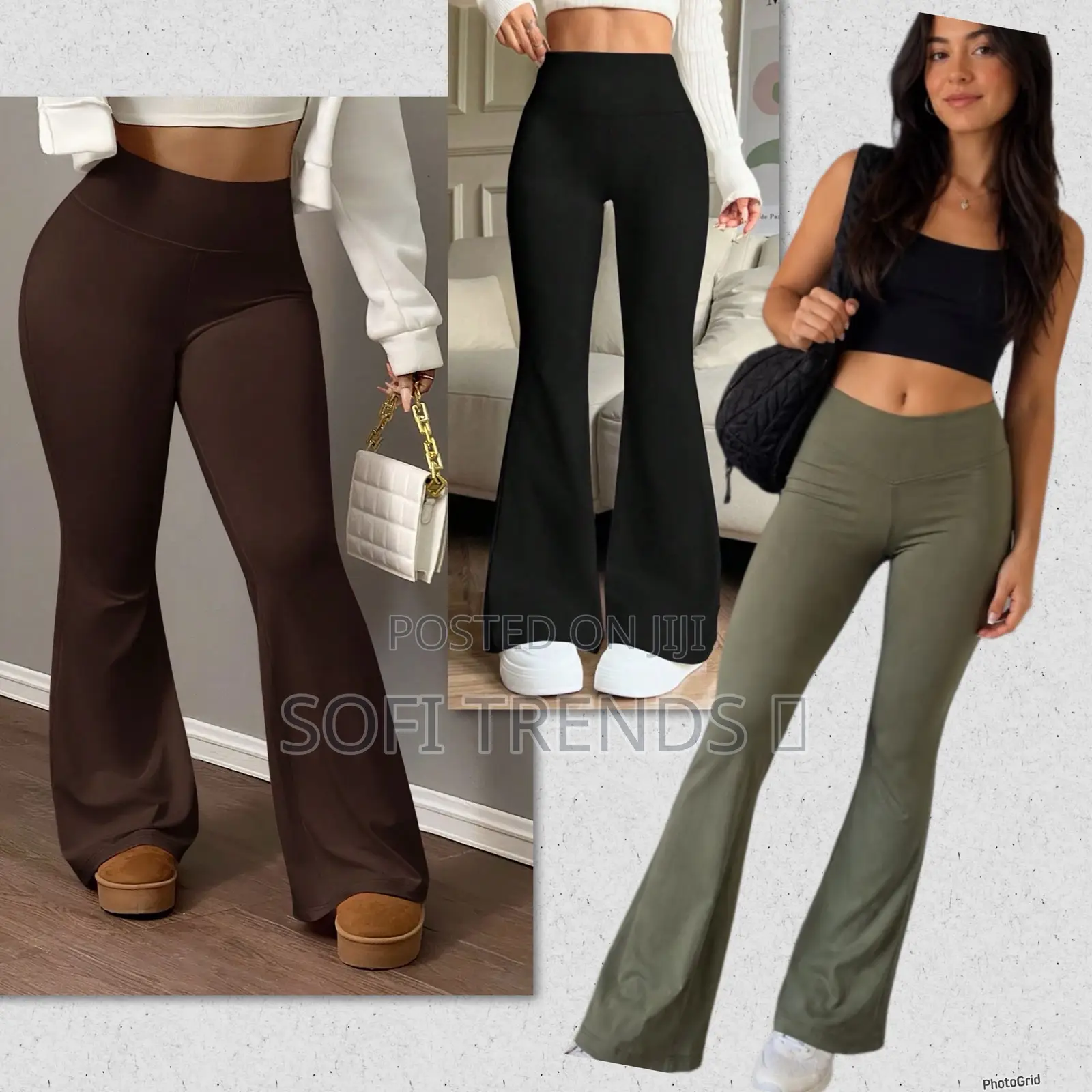 Ladies Flared Leggings