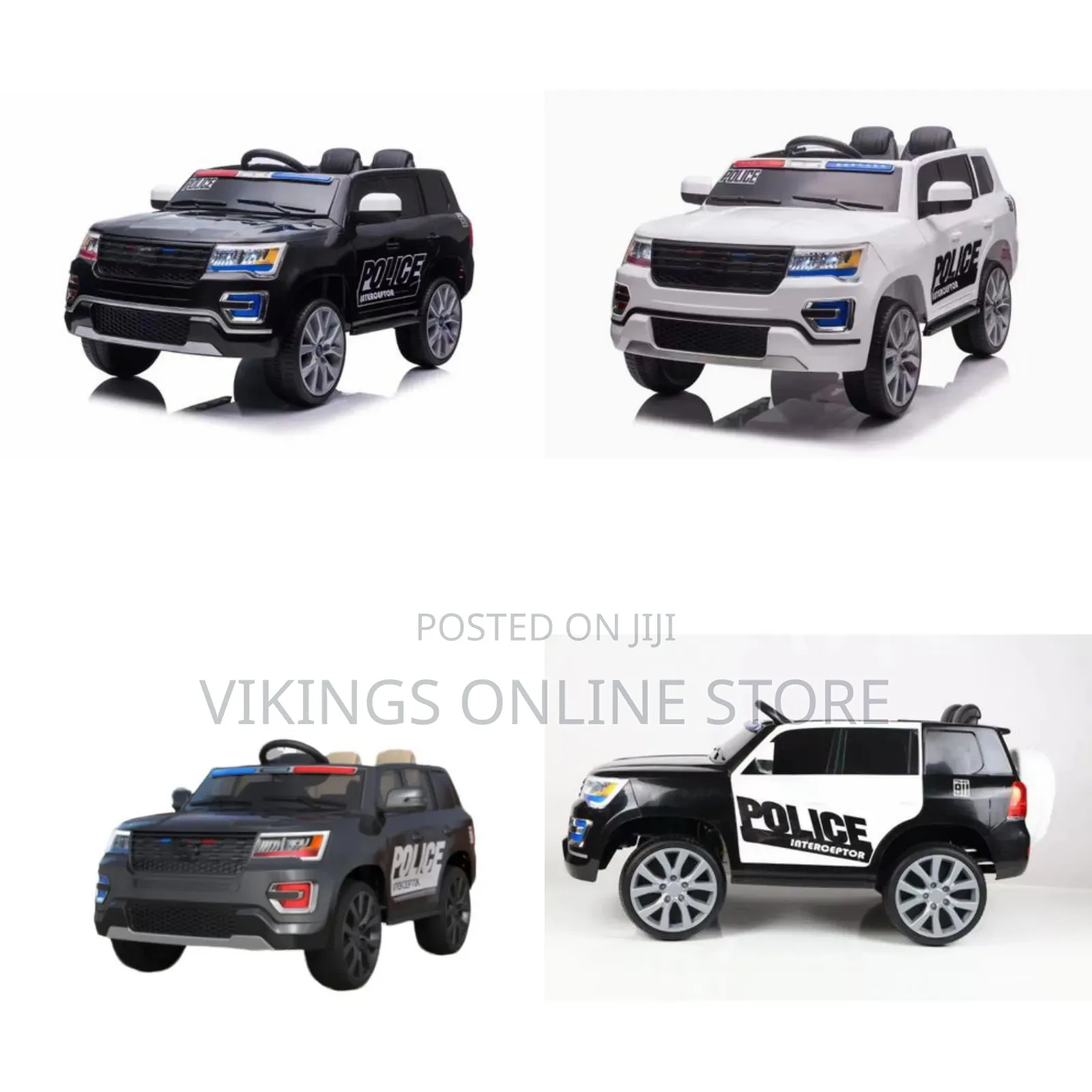 12V Ride on Police Car for Kids, Toddlers Electric Police Vehicles
