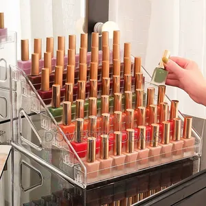 Clear Acrylic Nail Polish Rack