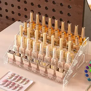 Clear Acrylic Nail Polish Rack