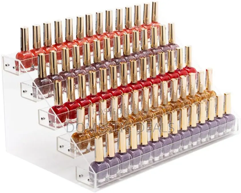 Clear Acrylic Nail Polish Rack