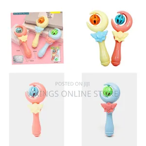 Baby 2-Piece Moon Candy Fun Music Ringing Set Non Toxic Plastic