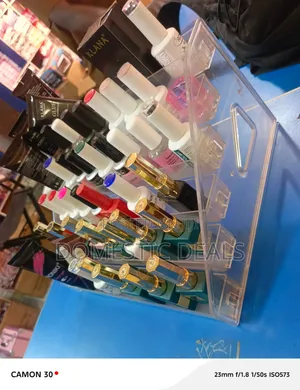 Clear Acrylic Nail Polish Rack