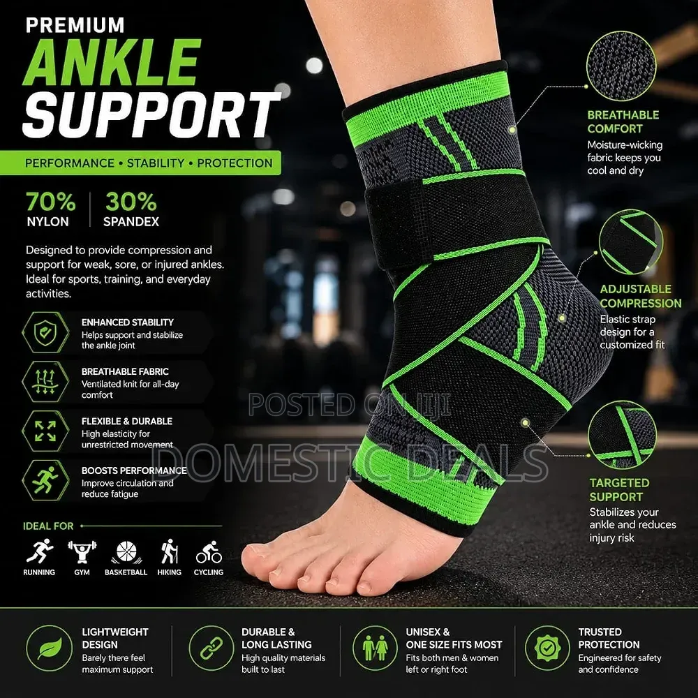 Adjustable Ankle Support Band for Men Women