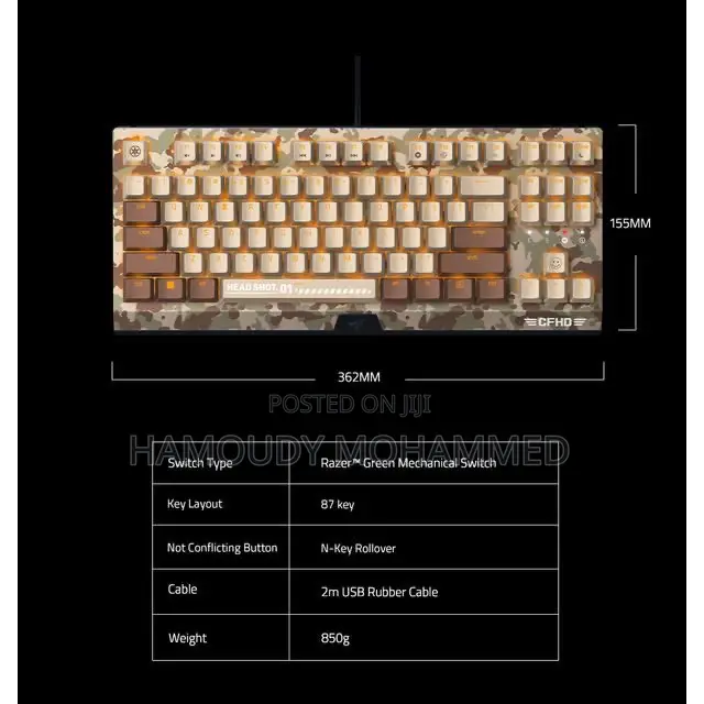 Razer BlackWidow X Tenkeyless CFHD Limited Edition