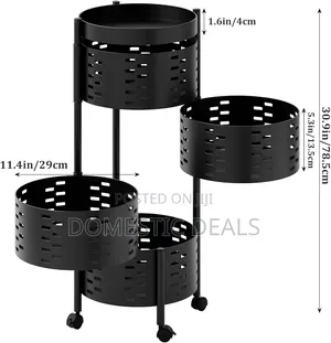 Rotating Storage Cart Trolley,Rotating Kitchen Storage