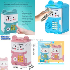 Zest 4 Toyz Money Bank for Kids Cartoon Printed Smart Electronic