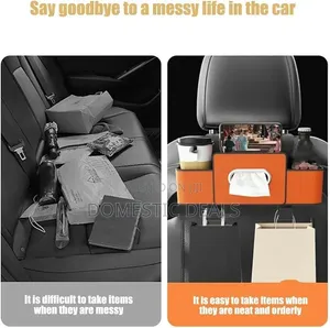 Multi-Functional Car Seat Back Storage Rack