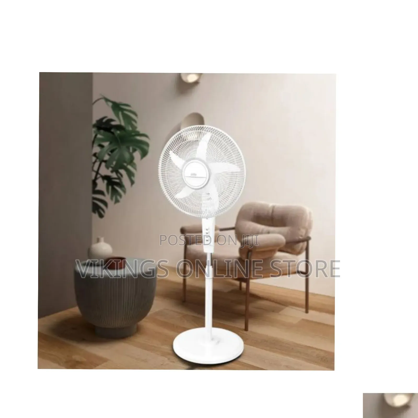 WINNING STAR AC220V 40W 16 Inch 5-Leaf Electric Floor Standing Fan