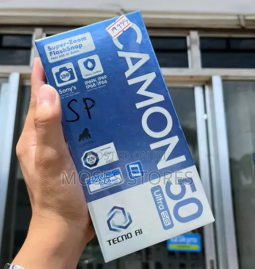 New Tecno Camon 50 Ultra 256 GB Black