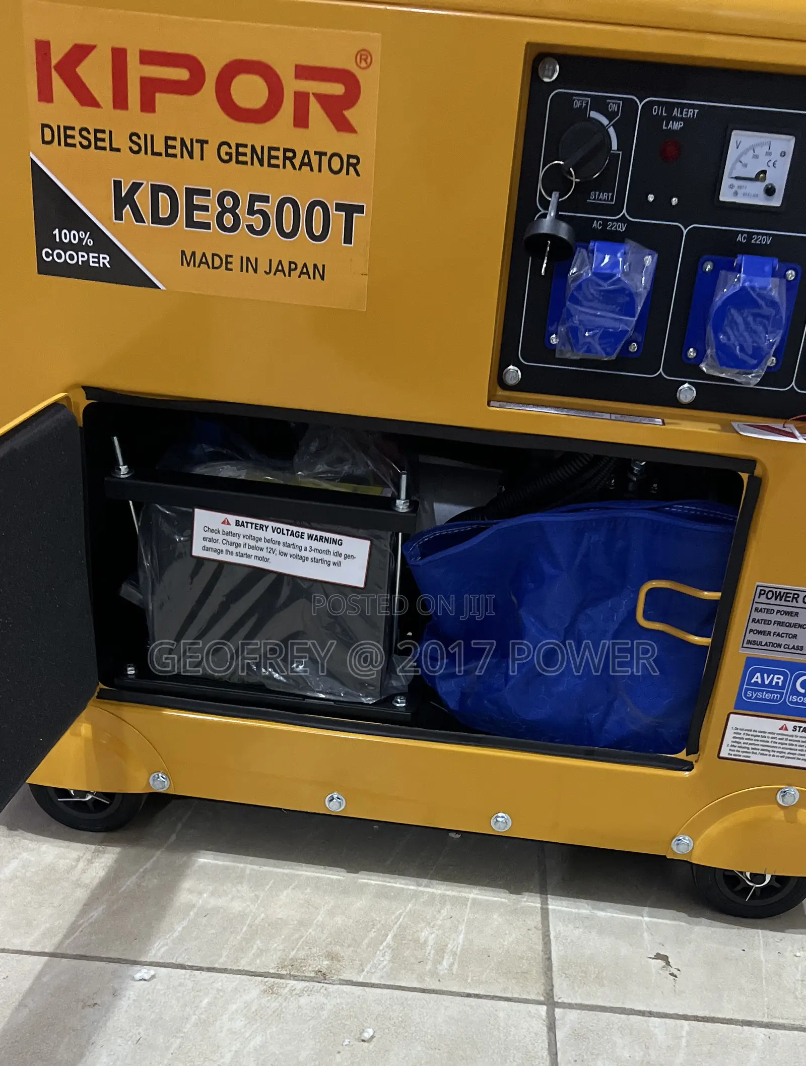 Kipor Silent Diesel Generator 8kva