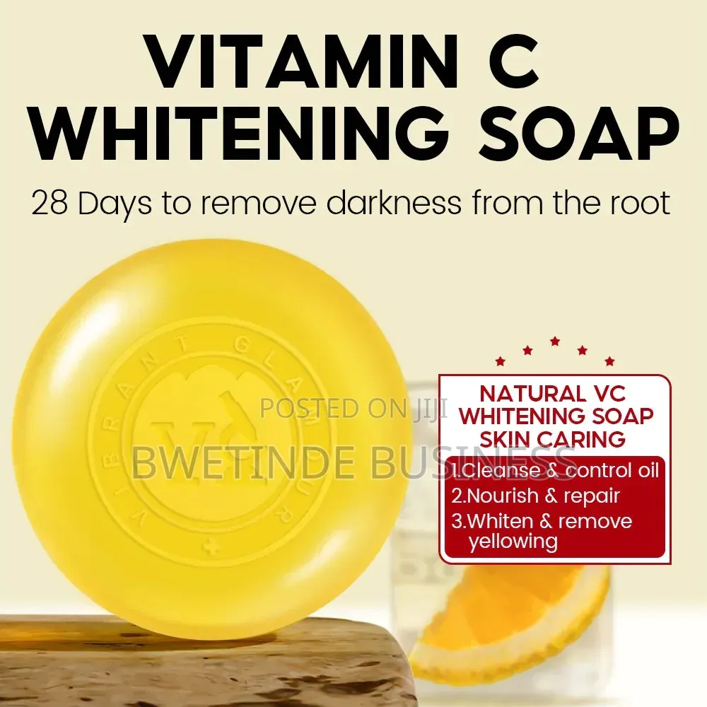 Vibrant Glamour Vitamin C Whitening Soap - 100gm