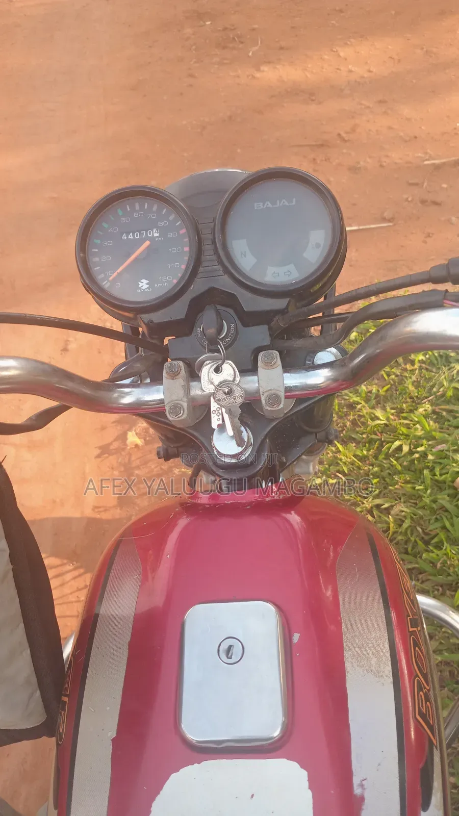 Bajaj Boxer 100 2014 Red