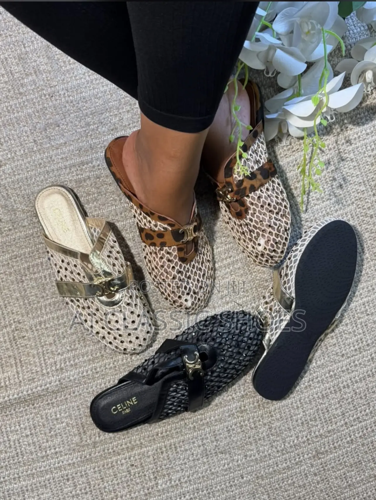 Mesh Pumps Push in Colors Shoes