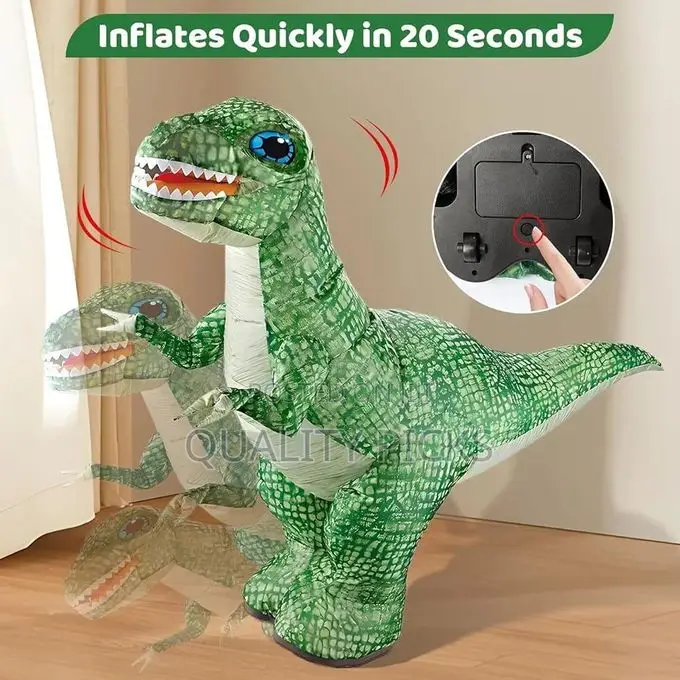 Remote Control Giant Inflatable Dinosaur Toy for Kids