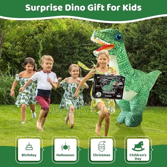 Remote Control Giant Inflatable Dinosaur Toy for Kids