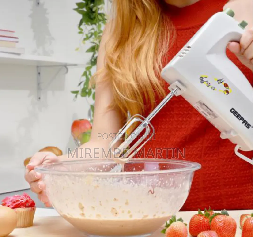Geepas GHM2001 160W Hand Mixer - Professional Electric Handheld Mixer