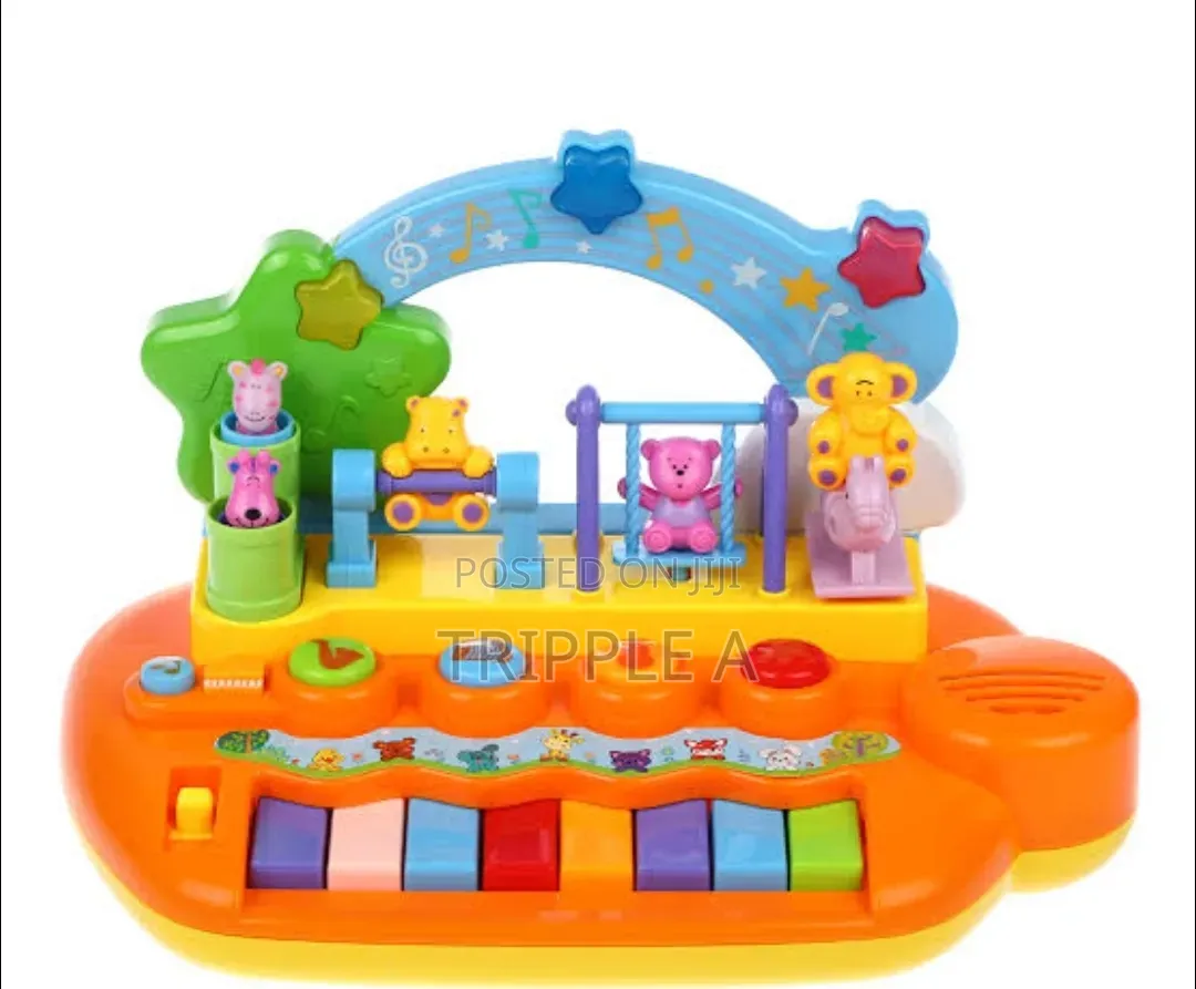 Learn to Play Musical Toy Piano With 8 Keys