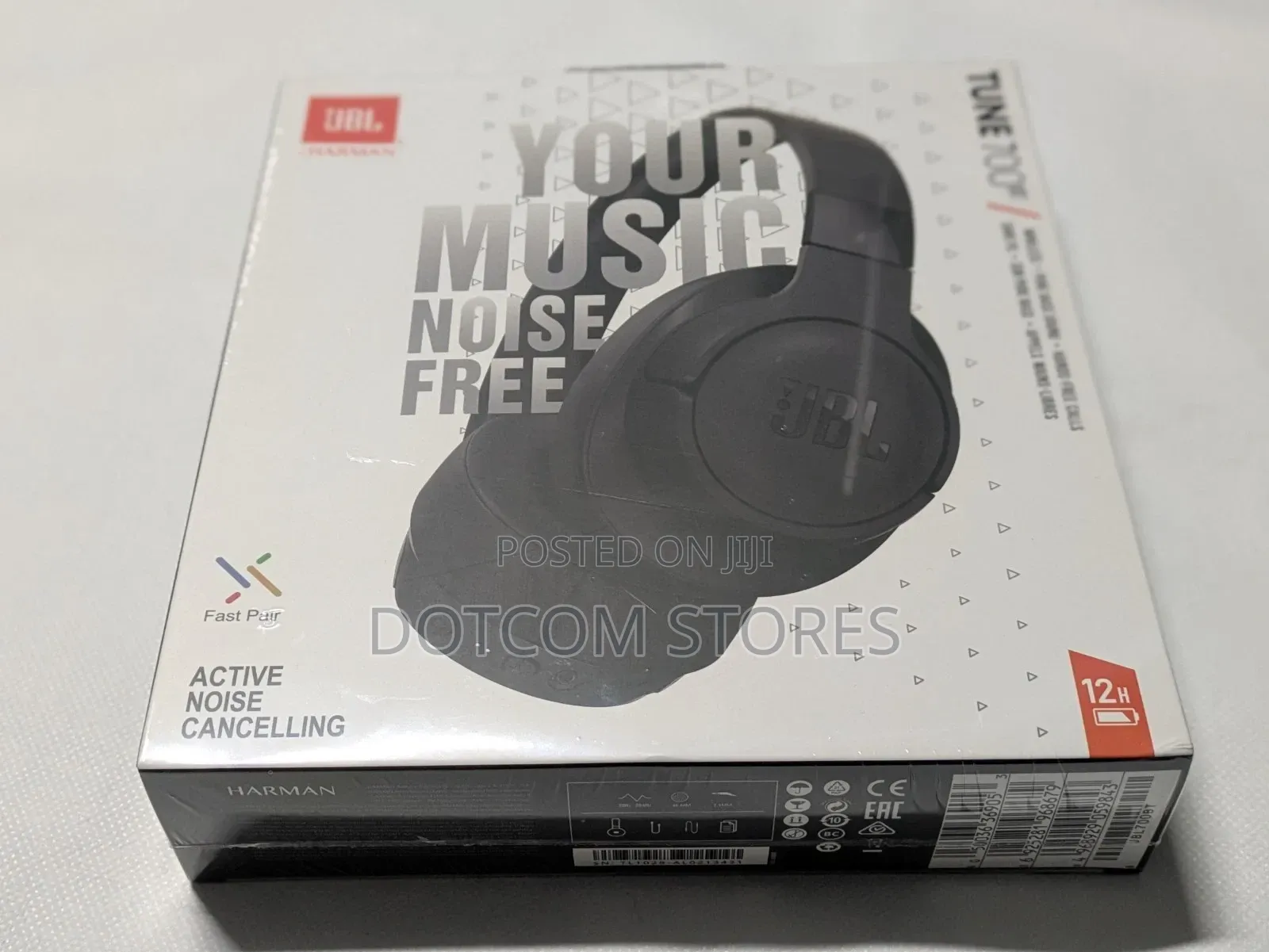 JBL Tune 750btnc Black Wireless Over Ear Headphones