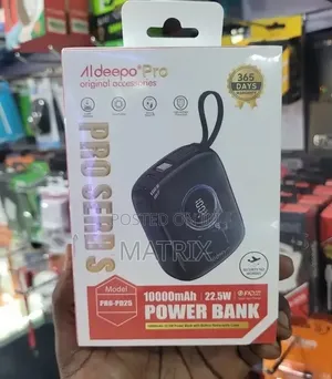 Power Bank 10000mah 22.5w Aldeepo