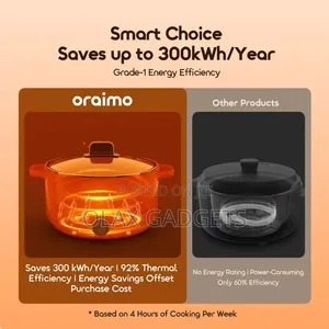 Oraimo MultiPot OHP-261A 3L Electric Cooker 1000W Non-Stick Hot Pot