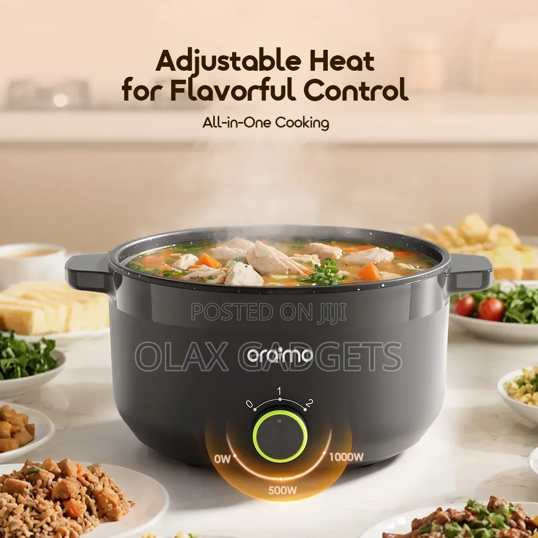 Oraimo MultiPot OHP-261A 3L Electric Cooker 1000W Non-Stick Hot Pot