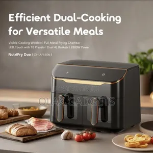 Oraimo NutriFry Duo 8L Dual Basket Smart Air Fryer OH-AF510N 2800W