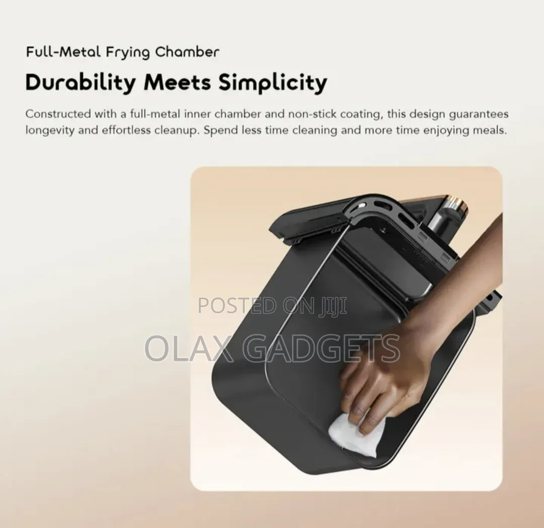 Oraimo NutriFry Duo 8L Dual Basket Smart Air Fryer OH-AF510N 2800W
