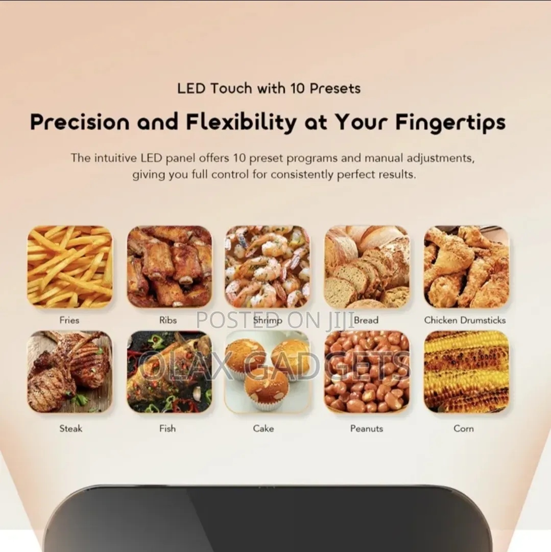 Oraimo NutriFry Duo 8L Dual Basket Smart Air Fryer OH-AF510N 2800W