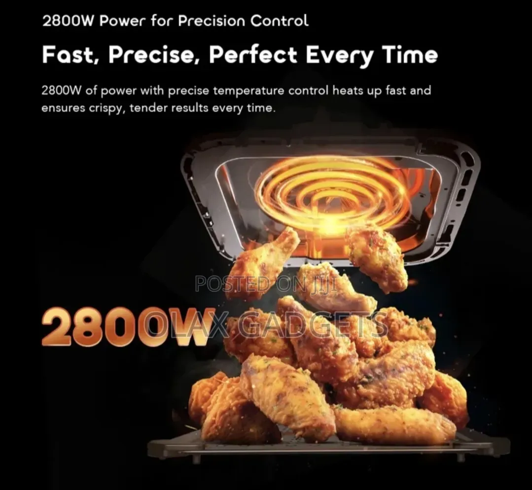 Oraimo NutriFry Duo 8L Dual Basket Smart Air Fryer OH-AF510N 2800W