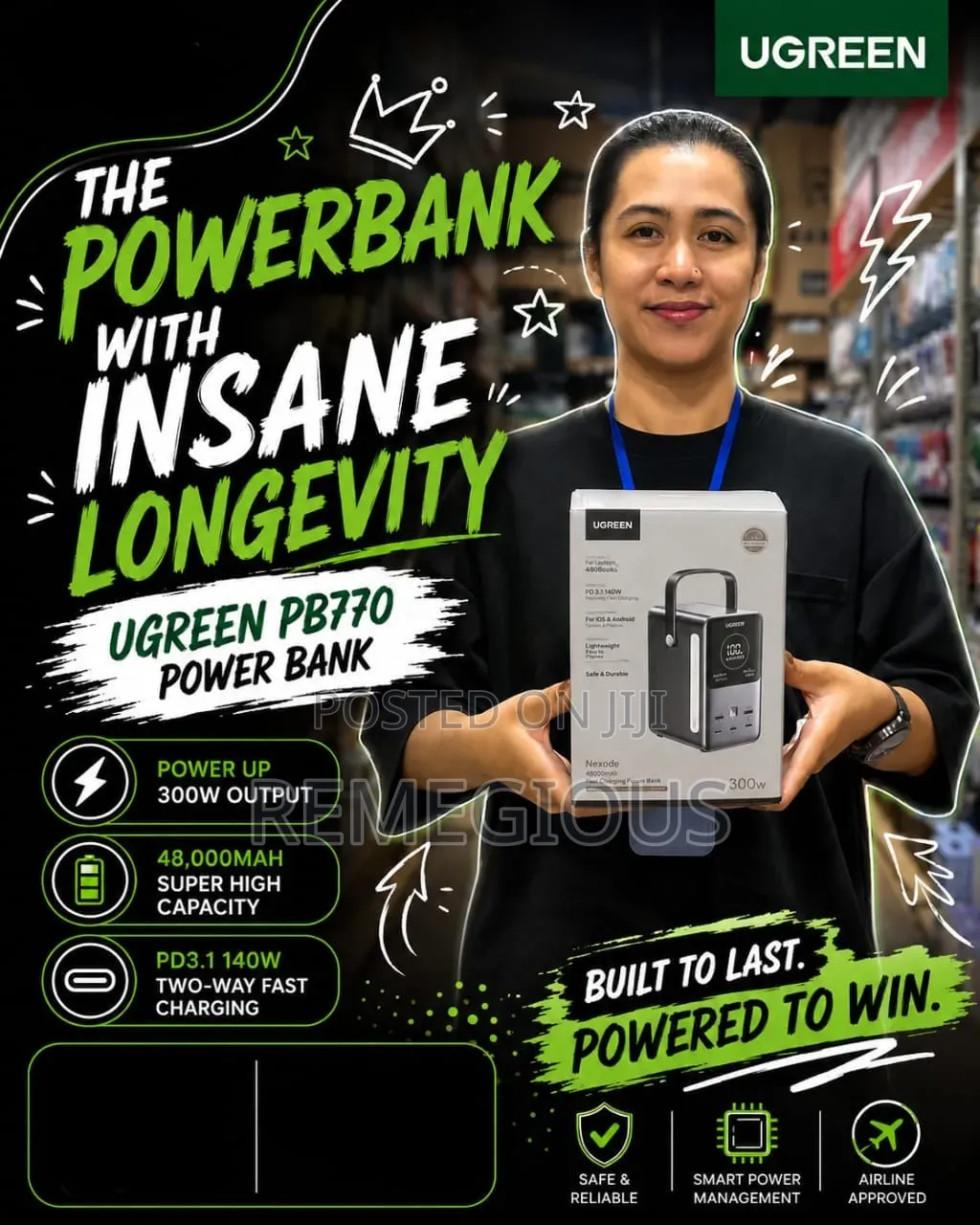 Ugreen 48,000mah 300w Power Bank
