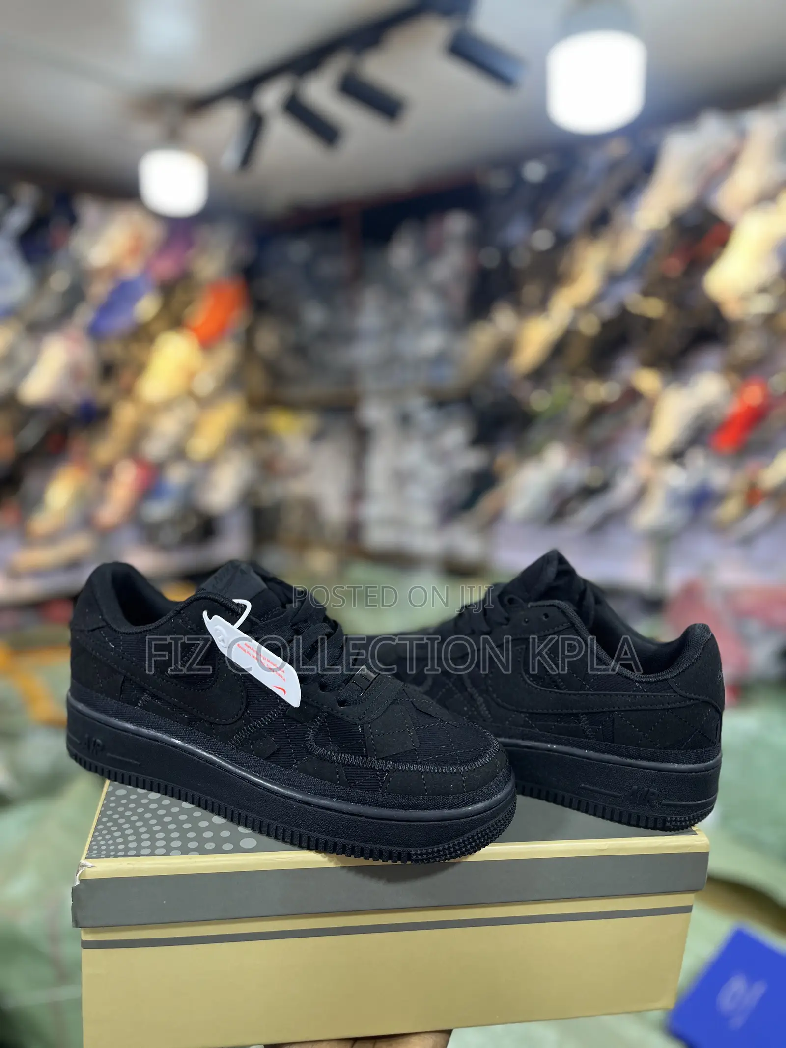 Nike Air Force 1 Billie Eilish Sequoia Black Sneakers Original