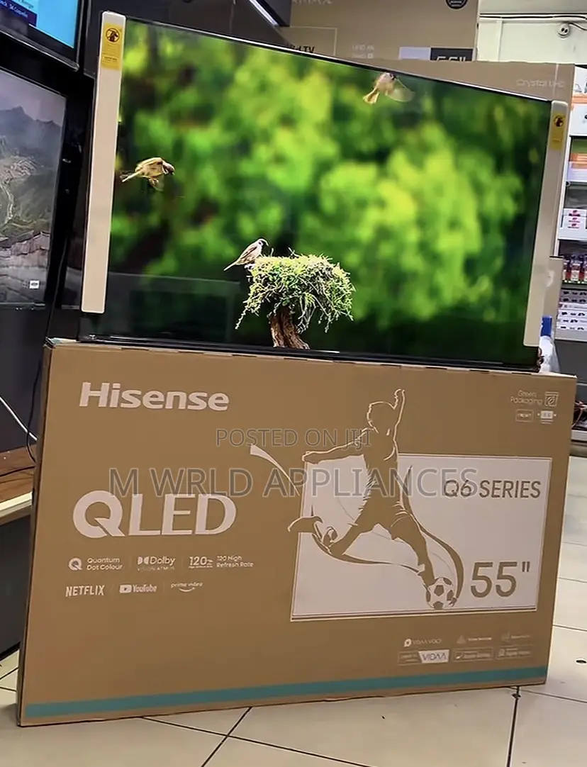 Brand New Hisense 55”inches QLED Q6 Series UHD TV
