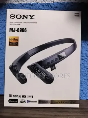 Sony MJ-6966 Bone Conduction Stereo Headset