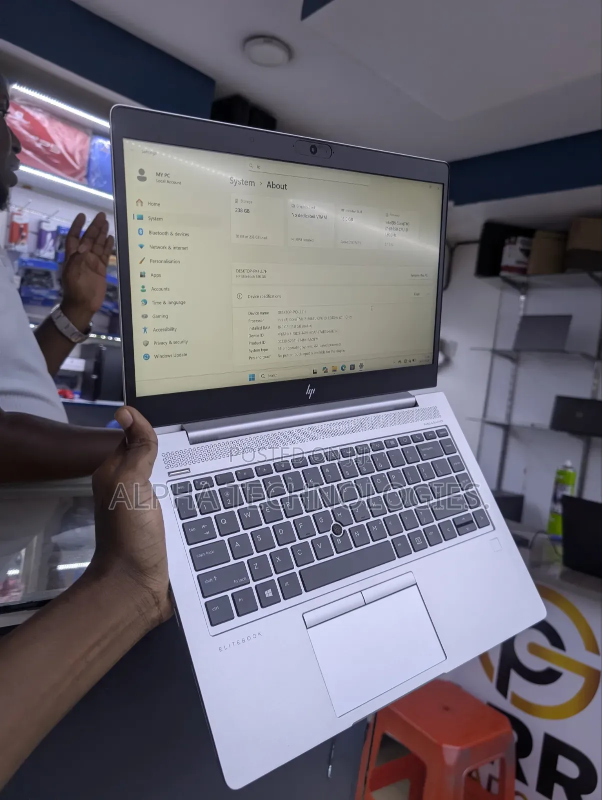Laptop HP EliteBook 840 G6 16GB Intel Core i5 SSD 256GB