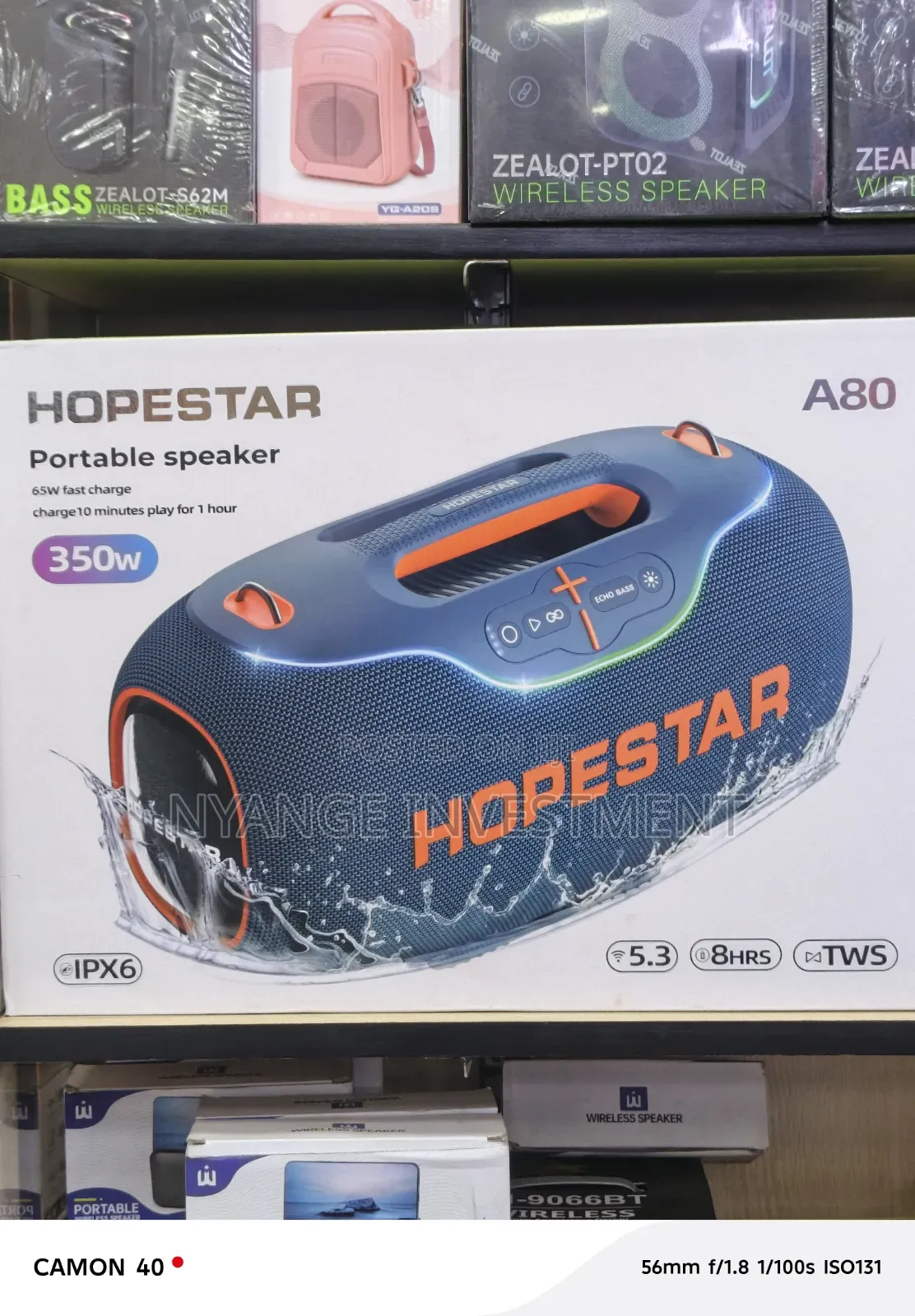 Hopestar A80 Portable Party Boombo.A80 Wireless Speaker