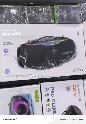 Hopestar H90 Portable Bluetooth Speaker, With 220W Power Output.