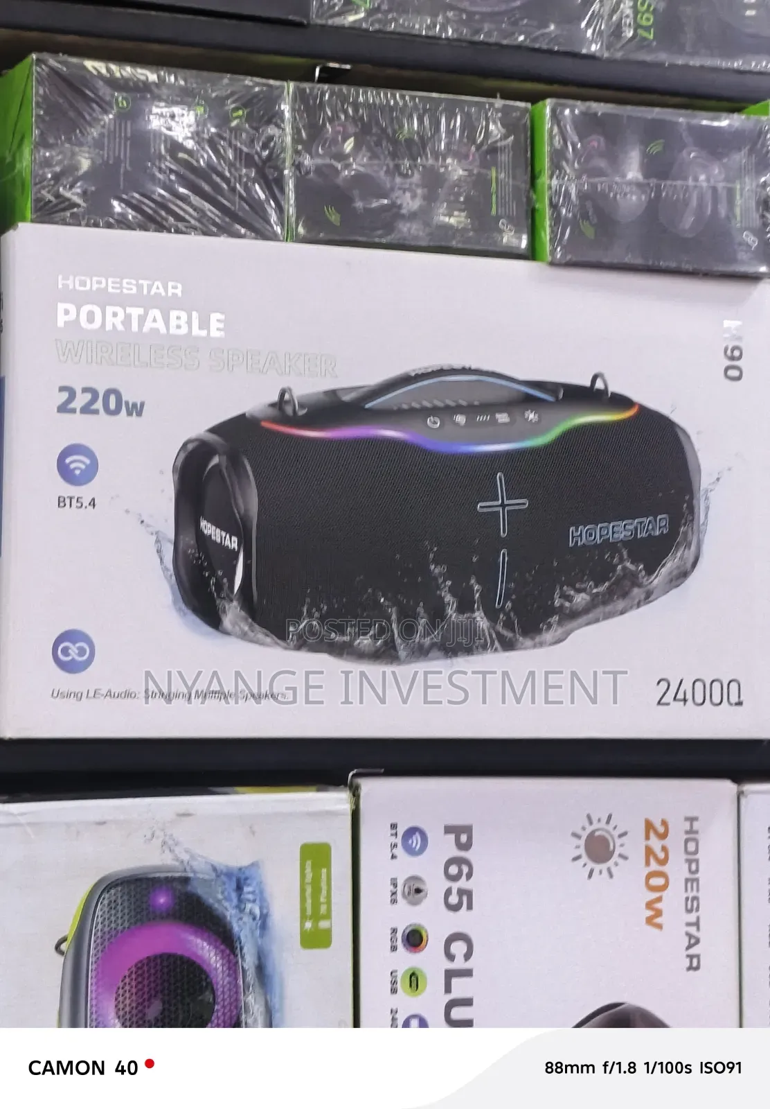 Hopestar H90 Portable Bluetooth Speaker, With 220W Power Output.