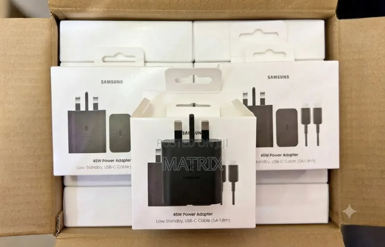 Samsung Original 45W PD USB-C Super Fast Charger With USB C Cable