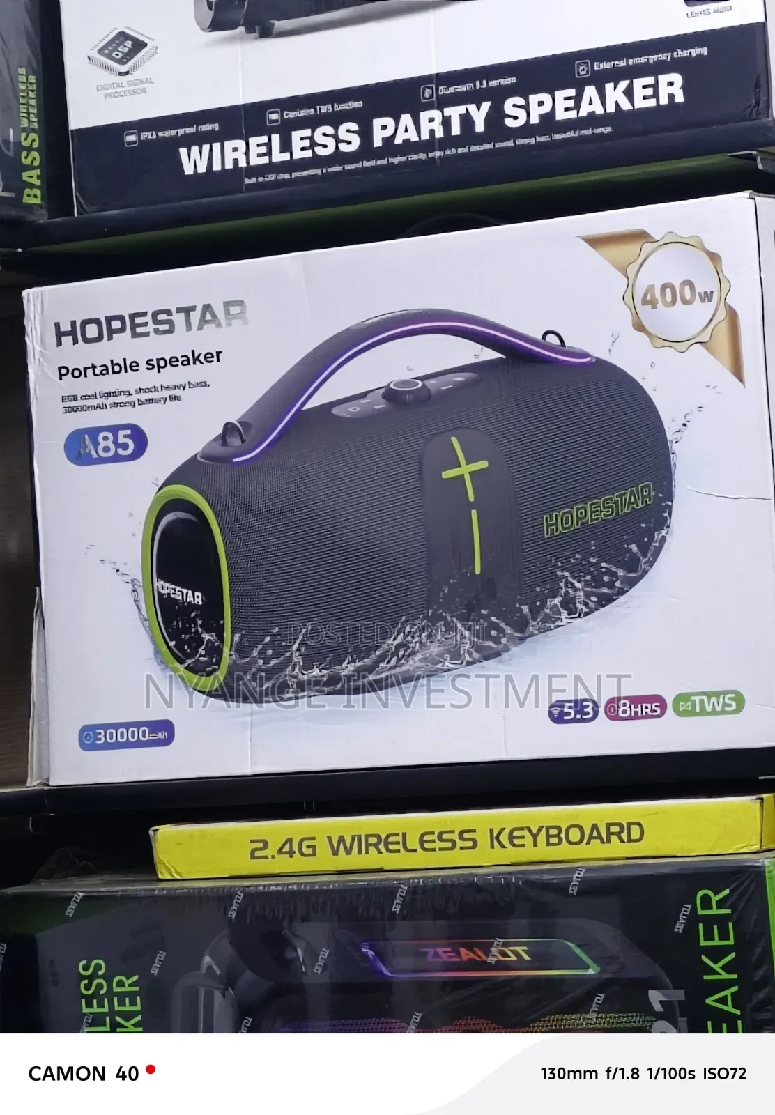 The Hopestar A85 Is a 400W Portable Bluetooth Party Speaker.